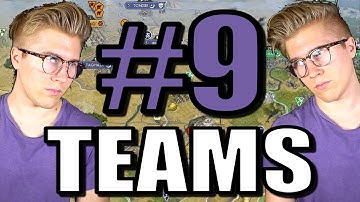 Civ 5 Gameplay [AI Only TEAMS Strategy] - Part 9