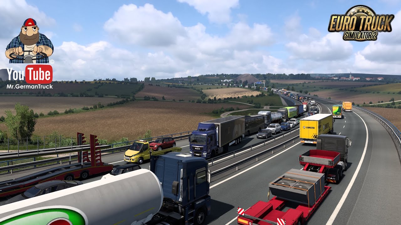 [ETS2 v1.55] Tuned Truck Traffic Pack by TrafficManiac v7.1.8