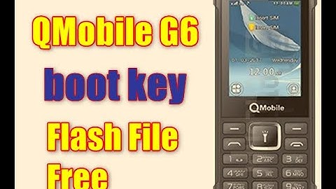 QMobile G6 SC6531EFM flash file | read flash file & format | boot key | by cm2  | 2020