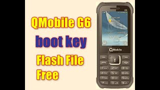 QMobile G6 SC6531EFM flash file | read flash file & format | boot key | by cm2  | 2020