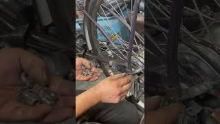 ⚡ Installing an Inter-3 hub wheel on an e-bike! #Shimano #Inter3 #EBike #YubiClick