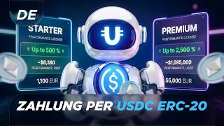 Wie Sie die Bot Performance License via USDС ERC-20 bezahlen
