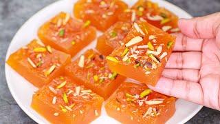 Orange Halwa Recipe | Fresh Orange Juice Halwa | Easy Orange Dessert Recipe | Yummy