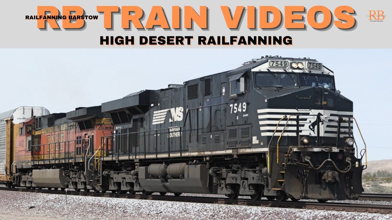 Desert Railfanning Q Trains, Manifest Trains in Action