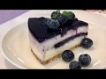Chilled Blueberry Cheesecake  冷冻蓝莓芝士蛋糕