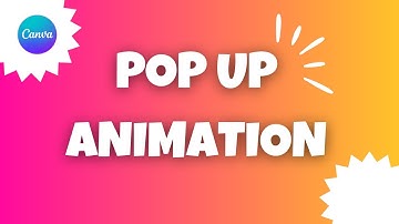 Create Stunning Pop Up Animation In Canva | Canva Animation Video