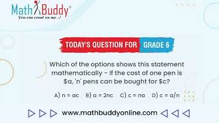 Math Practice Problem Grade 6 Question 95