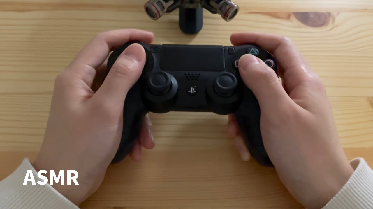 【ASMR｜音フェチ】PS4、Switchのコントローラーの音。Controller Sounds