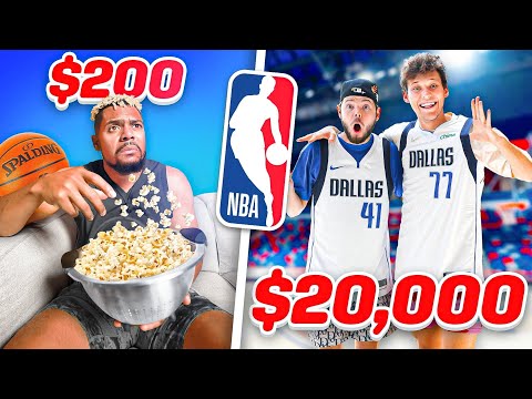 $200 vs $20,000 NBA PLAYOFFS EXPERIENCE | 2HYPE