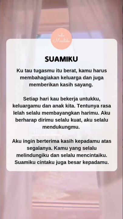 Terimakasih UNTUK SUAMI #quoteoftheday #yukhijrah #yukngaji #rumahtangga #Perjalananrumahrangga