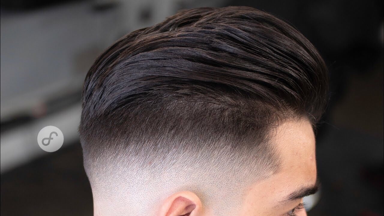 Como cortar cabello LARGO de hombre con un FADE - TUTORIAL 