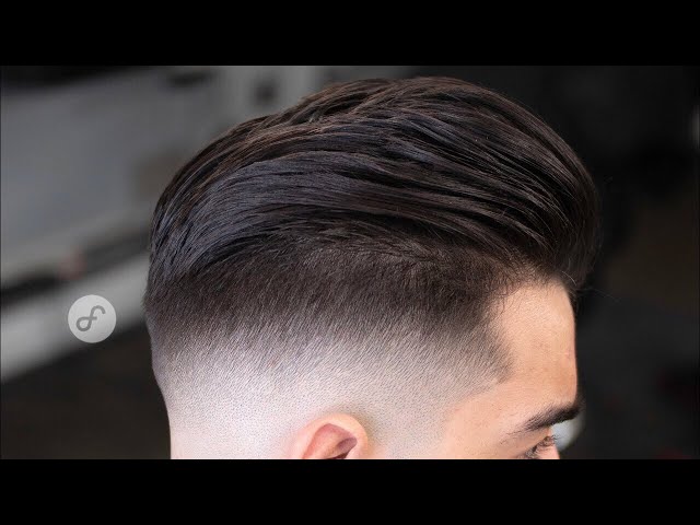 Como cortar cabello LARGO de hombre con un FADE - TUTORIAL 