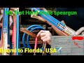 How to make Speargun. 125cm speargun bound to Florida, USA