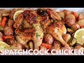 Roasted Spatchcock CHICKEN Recipe - ONE PAN Chicken Dinner