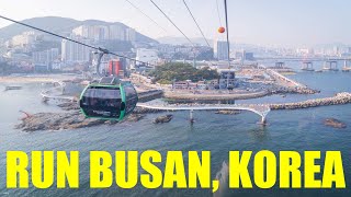 Virtual Run Busan South Korea 4K Song-do Beach