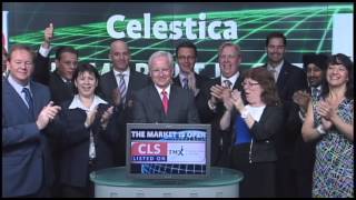 Celestica Inc Clstsx Opens Toronto Stock Exchange, July 15, 2013.
