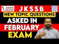 Jkssb New Pattern Introduced in Feb 2025 exam !! Helpful for Jkpsi aspirants