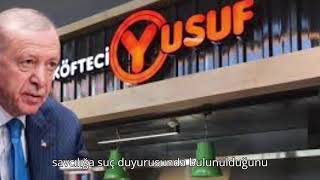 Erdoğandan Köfteci Yusuf Açıklaması Domuz Eti Skandalı