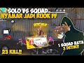 1SQUAD RATA 3DETIK!! NYAMAR PAKE FULL SET RUOK FF!! SOLO VS SQUAD 23KILL...