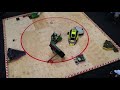 Разгром техники роботами, часть 1  Съемка с дрона DJI Spark