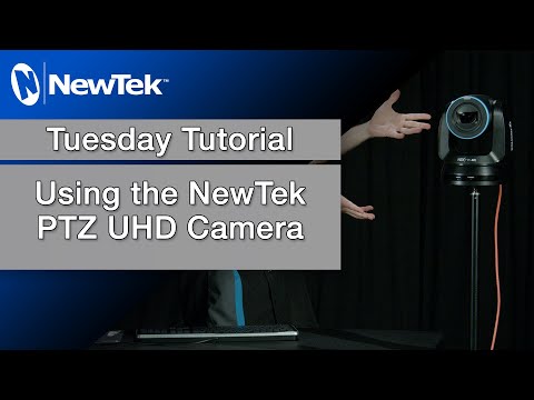 Using the NewTek PTZ UHD Camera