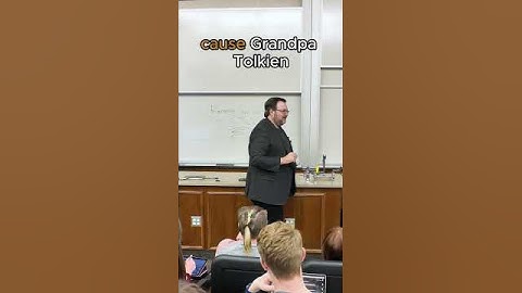 Grandpa Tolkien Cheated  - Brandon Sanderson