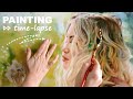 REALISTIC OIL PAINTING DEMO VIDEO - " DIFFUSION " a woman portrait by Isabelle Richard