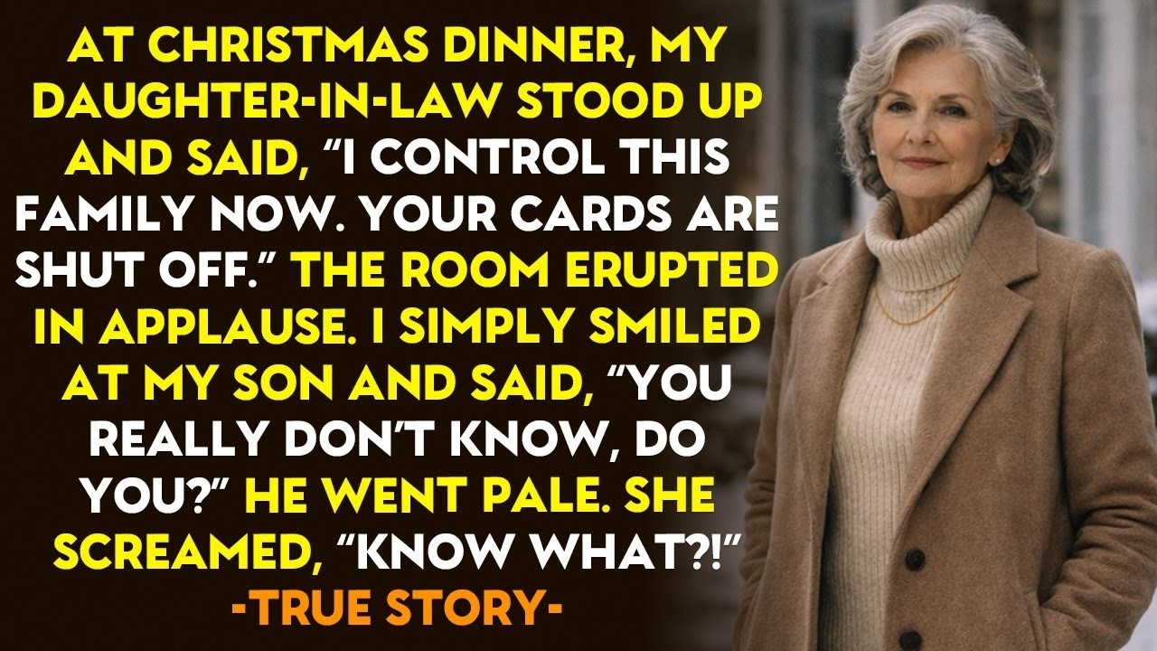 HER TRUE STORY 👵💔My Daughter-In-Law Took Control At Christmas — I Smiled And Asked One Question...
