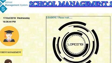 School Management System using java demo...