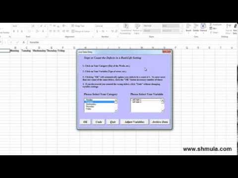 Checksheet generator template download video - YouTube
