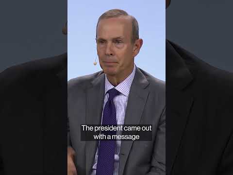 Chevron CEO: Oil markets are "uncertain, volatile" #shorts #chevron #oil #iran #trump #markets