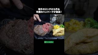 【爆食】中身が真っ赤な至高のトロトロ和牛ハンバーグ。肉をミンチにしてレアハンバーグとチーズインハンバーグを作って爆食いした結果...