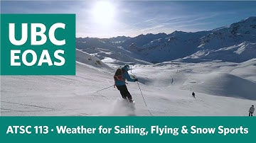 ATSC 113 · Weather for Sailing, Flying & Snow Sports