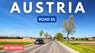 Driving in Austria 4K: Road 65: Hungarian border to Graz - April 2024