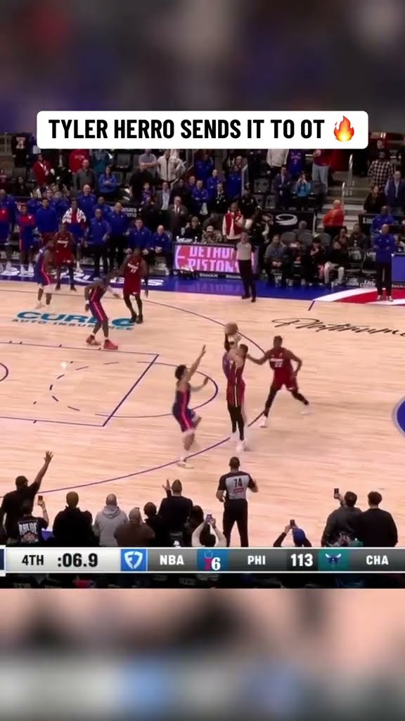 Tyler Herro sends it to OT ?