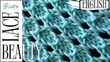 [English] An original creative relief openwork knitting pattern.