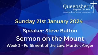 QBC Sunday Message 21st January 2024 by Queensberry Baptist Church 34 views 3 months ago 29 minutes