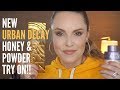 WORTH THE SPLURGE? NEW URBAN DECAY HONEY PALETTE & POWDER TUTORIAL