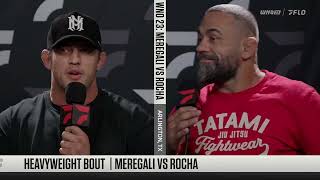 Nicholas Meregali & Vagner Rocha Get HEATED Ahead Of The WNO 23 Main Event