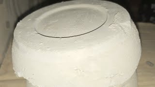 ASMR || Soft Grey Clay Texture 🤤🎙|| wholecrushing&crumbling💦 paste play🤤#asmr #oddlysatisfying #yt screenshot 5