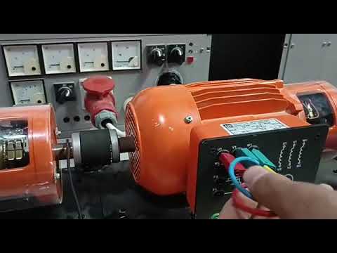التجربة الثانية محرك تيار المستمر التفرعي السرعة والتيار السرعة والجهد