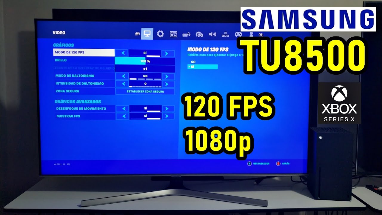 Samsung TU8500 Xbox Series X - Activate 