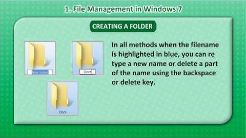 QUICK START 7-Chap 1 2-File Management in Windows 7