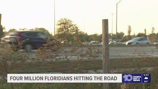 Over four million Floridians expected to hit the roads to travel during the holiday season
