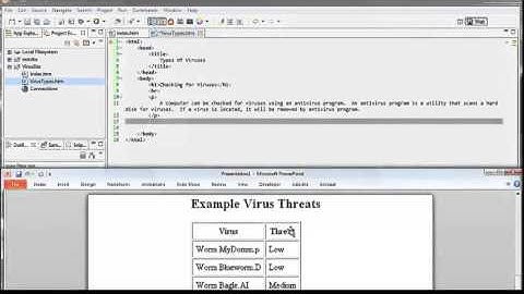 HTML Tutorial 4 of 7:  HTML Tables