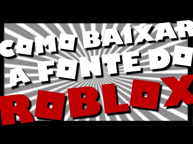 Fonte do logotipo do Roblox