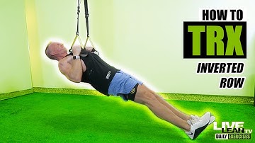 How To Do A TRX INVERTED ROW | Exercise Demonstration Video and Guide