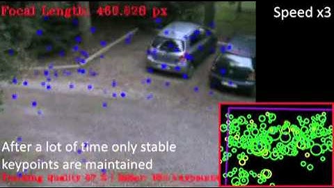 Device-Tagged Feature-based Localization and Mapping of Wide Areas with a PTZ Camera