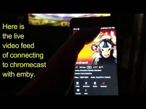 How stream Emby via Chromecast - YouTube