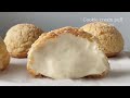 クッキーシュークリーム作り方 サクサク！クリームたっぷり！ Cookie cream puff 쿠키 슈크림